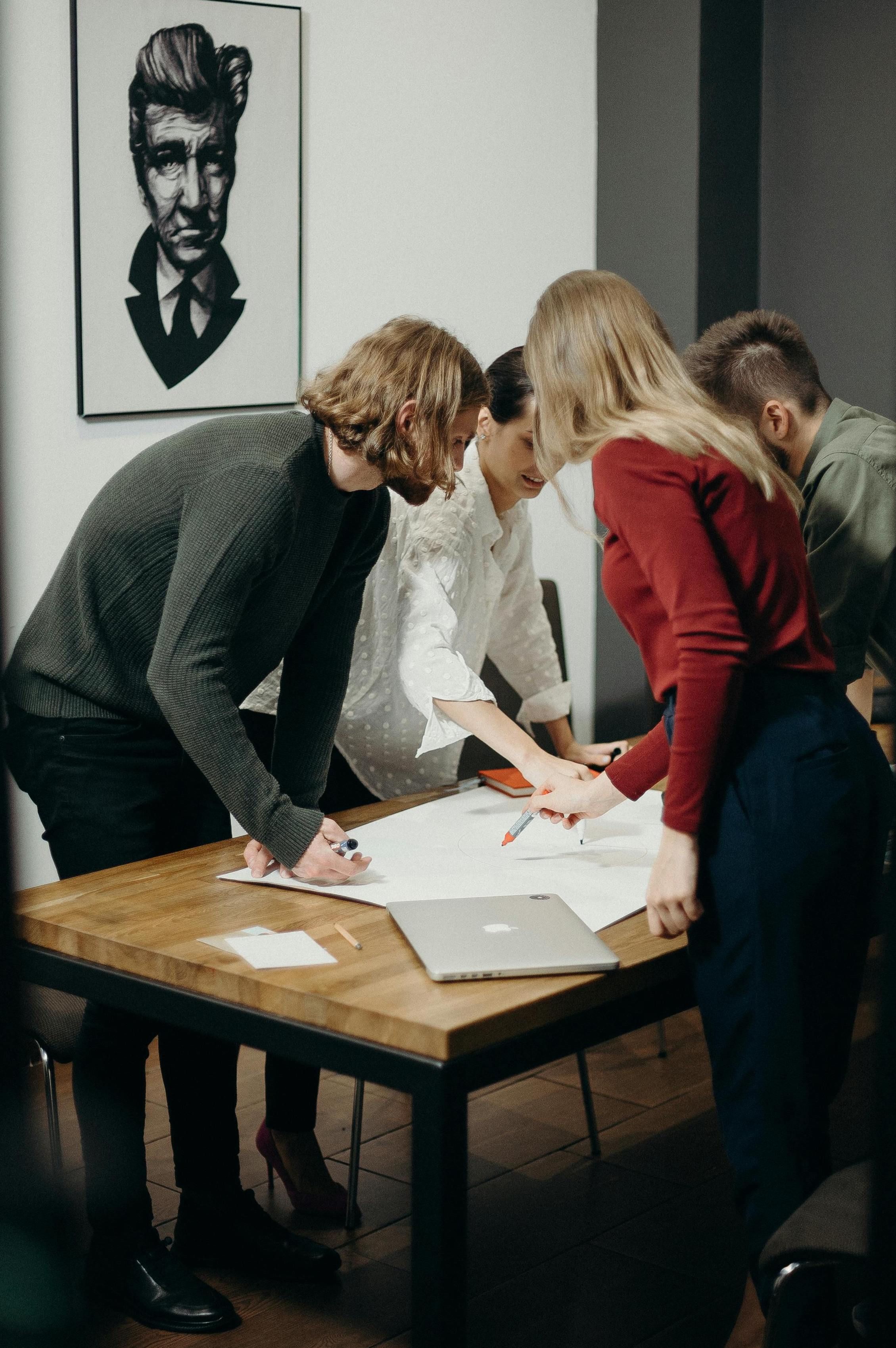 We don't just advise, we muck in